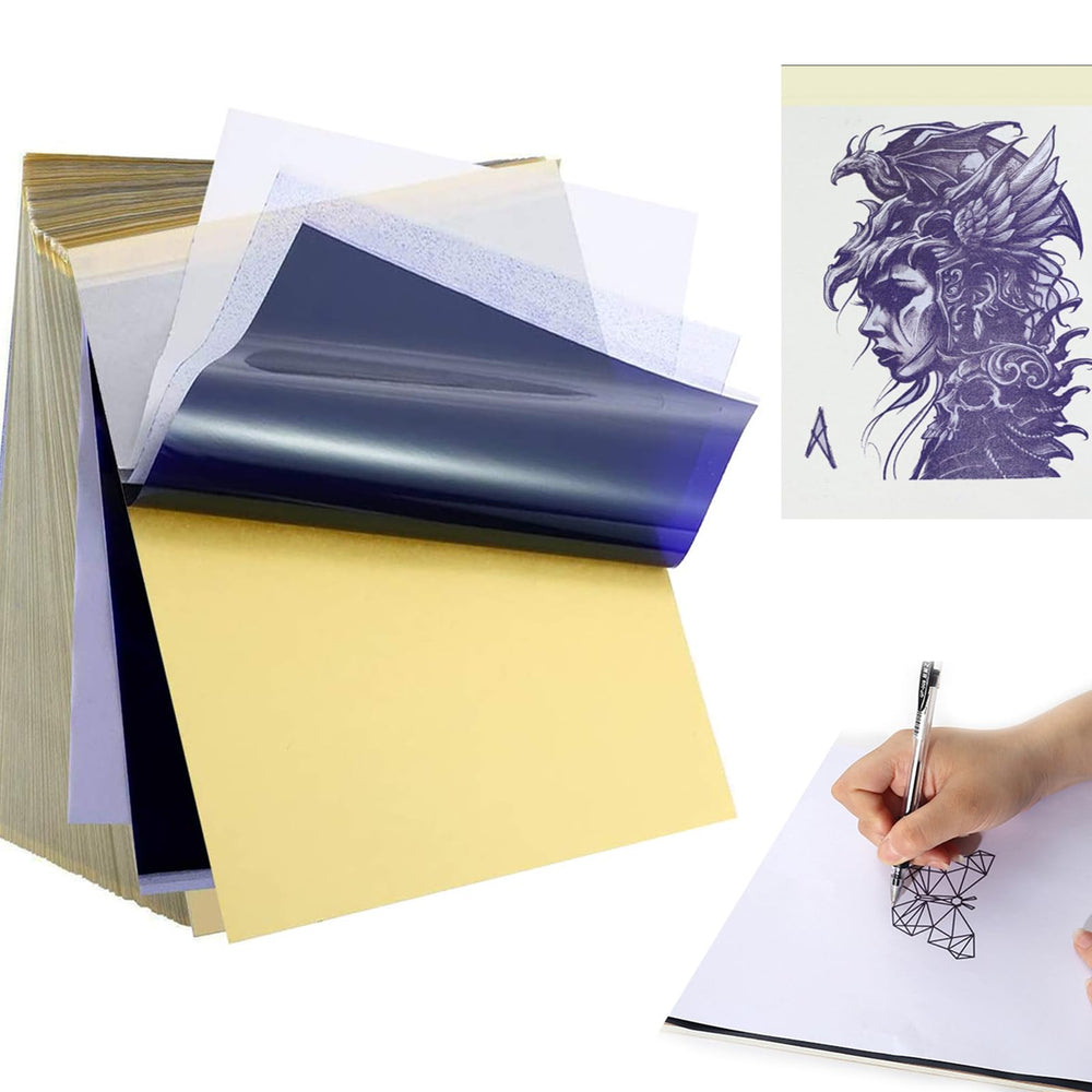 Urknall tattoo stencil paper A4 sheets for precise transfer and clean linework.