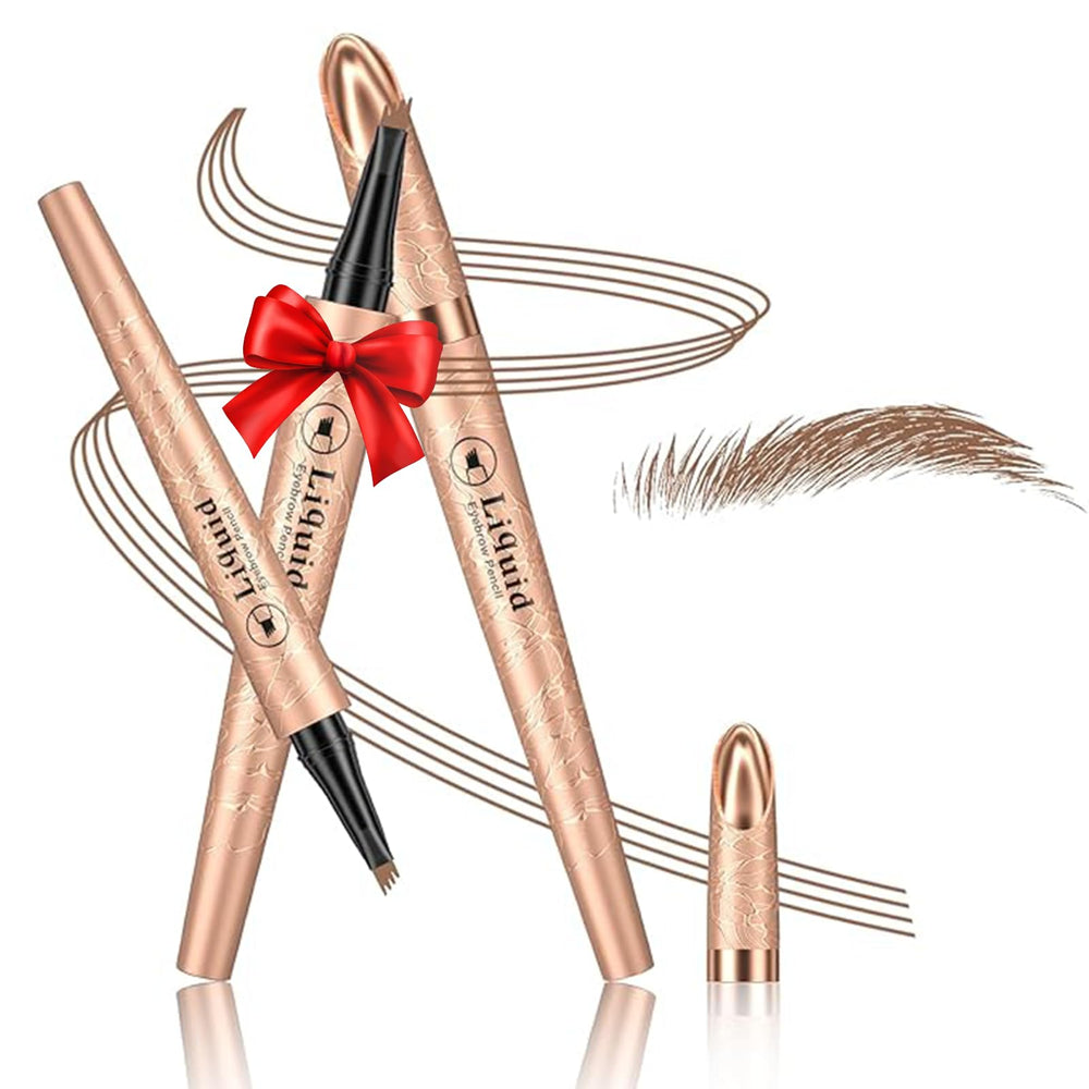 Ursoulney Eyebrow Pen 3D lift close-up for natural brow definition.