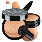 Ursoulney Mushroom Head Sponge closeup demonstrates gentle, skin-friendly application and seamless blending.