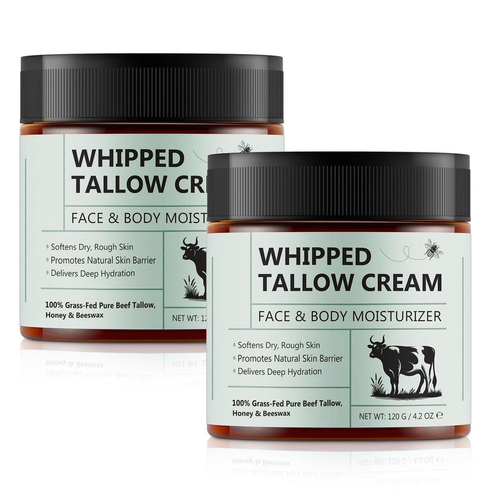 Uruses beef-tallow skin cream pack shot highlights nourishing, non-greasy moisturizer.