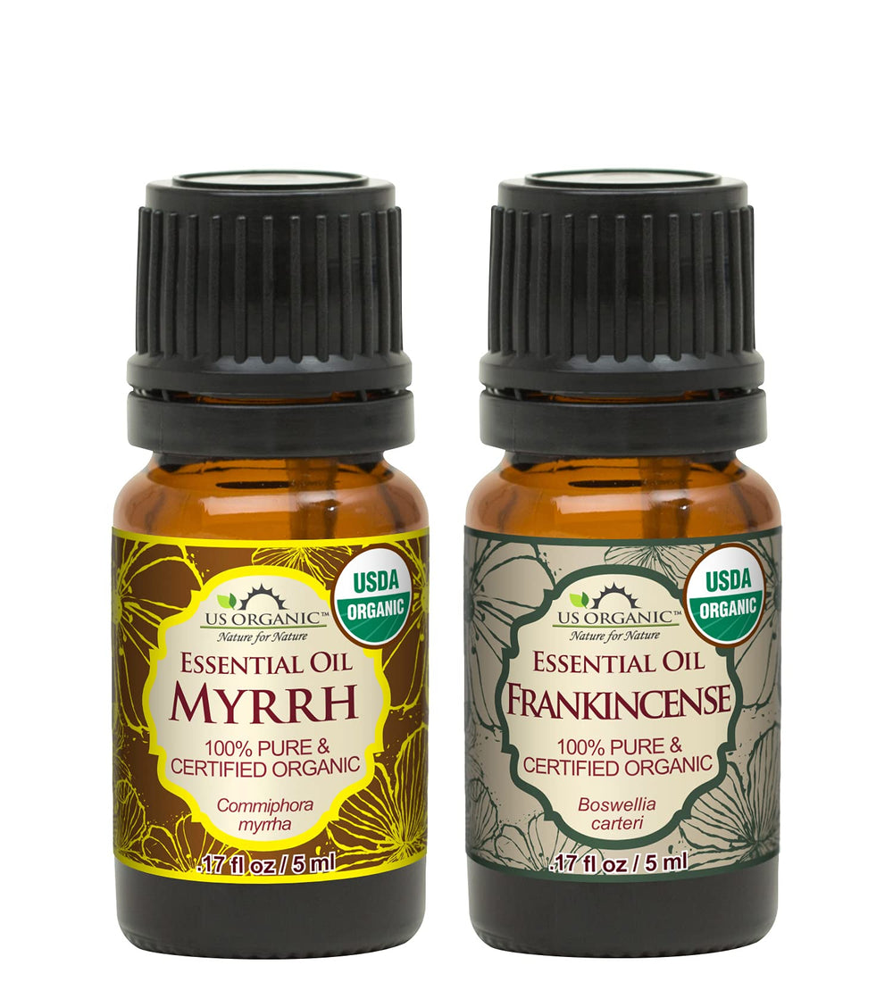 US Organic frankincense oil bottle for calming aromatherapy rituals