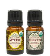 US Organic frankincense oil bottle for calming aromatherapy rituals