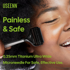 USEENN Ultra Wide Derma Roller body 1200 needles for full-body use