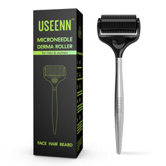 USEENN Ultra Wide Derma Roller for face with 1200 needles for smooth skin
