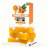 Uselective turmeric-lemon-glow-soap-bar-pack-3pcs shows the trio for radiant skin.