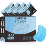 USTELIR under-eye patches packaging with 40 pairs for easy daily use