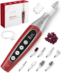 UTILYZE PediLux Pro cordless-nail-drill in action delivers precise filing for thick nails at home.