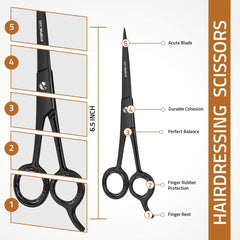 Utopia Care premium stainless steel scissors with ergonomic handle for comfortable long use.
