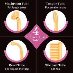 UUPAS handheld high frequency wand shows portability for on-the-go skincare sessions.