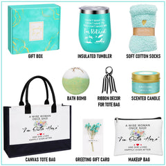 Uwingess heartfelt gift set conveying appreciation for a retiree