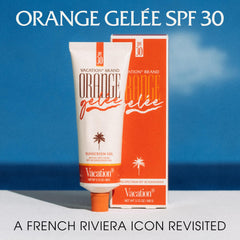 Vacation Orange Gelée applies clear on diverse skin tones with a radiant finish.