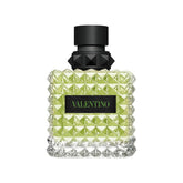 Valentino Donna Born In Roma Green Stravaganza bottle-front shows contemporary elegance for daily wear