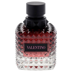 Valentino Donna Born in Roma Intense bottle side—sleek design for confident daytime style