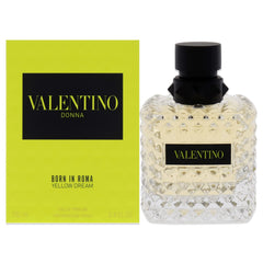 Valentino Donna Born in Roma Yellow Dream EDP spray bottle with refreshing, lasting fragrance.
