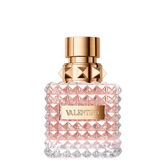 Valentino Donna bottle front—sleek design for everyday luxury and feminine allure.