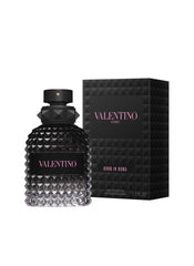 Valentino Uomo Born In Roma packaging presents a gift-ready experience for special occasions.