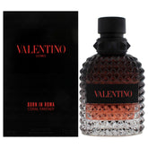 Valentino Uomo Born In Roma Coral Fantasy bottle on wood offers everyday confidence.