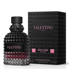 Valentino Uomo Born In Roma Intense bottle-front view for a refined evening scent.