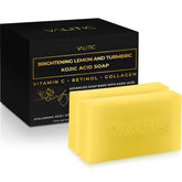 VALITIC brightening lemon-turmeric soap pack for daily cleansing and even-toned skin