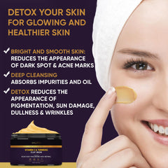 VALITIC clay mask texture closeup reveals creamy formula for pore cleansing