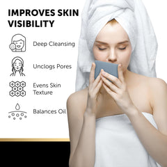 VALITIC exfoliating body wash texture shows gentle scrub for smoother skin.