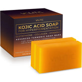 VALITIC Kojic Acid Soap pack closeup suggesting dark spot correction potential