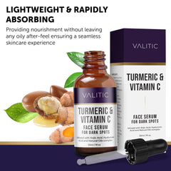 VALITIC Vitamin C Serum applied for a non greasy finish