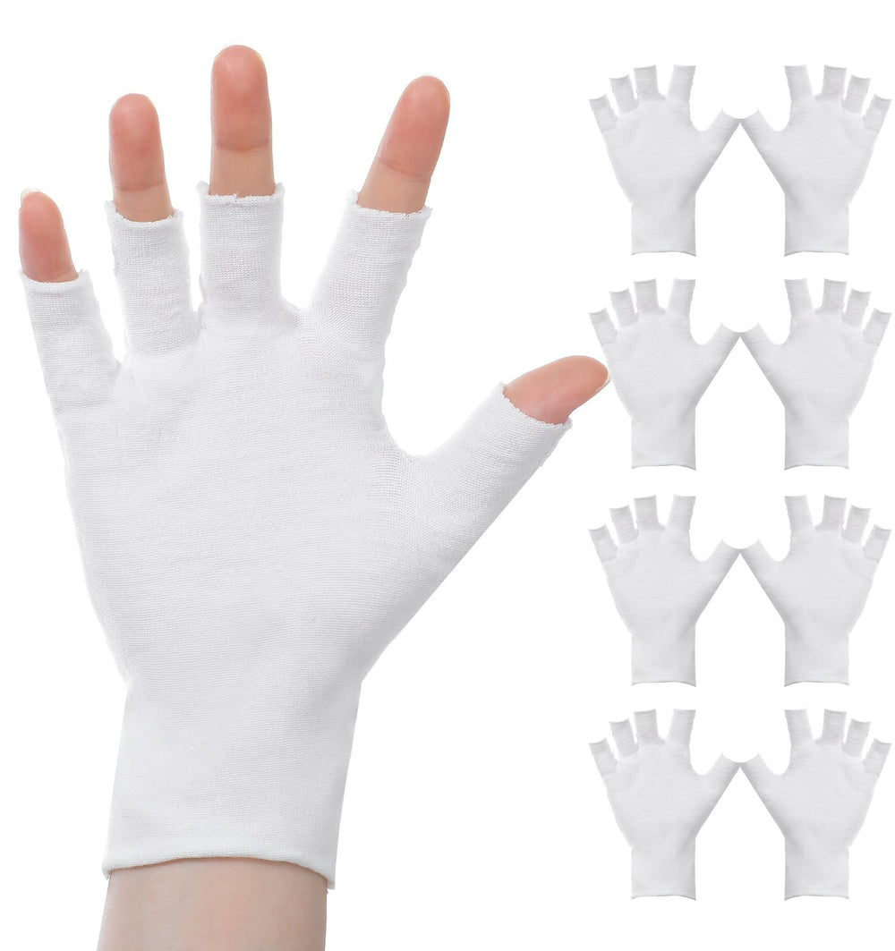 ValueBargain guantes eccema algodón dedos abiertos para uso diario con pantalla táctil.