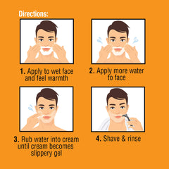 Van Der Hagen Self-Heating Shave Cream foamy lather close-up enhances glide.