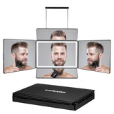 Vanexiss-rechargeable-5way-mirror-door-light shows even lighting for precise haircuts
