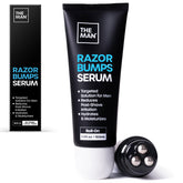 Vanibiss The Man Razor Bumps Serum bottle enables targeted post-shave relief.