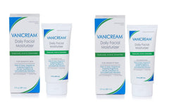 Vanicream Daily Facial Moisturizer tube with ceramides and hyaluronic acid for sensitive skin hydration.