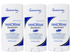Vanicream deodorant gel application shows smooth, fragrance-free protection for sensitive underarms.
