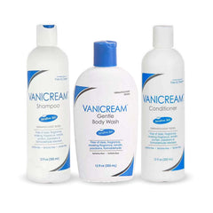 Vanicream Free and Clear shampoo bottle front view showing gentle, fragrance-free cleansing for sensitive skin