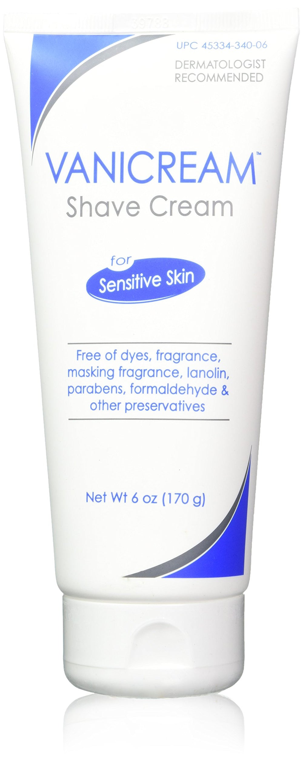 Vanicream Shave Cream for Sensitive Skin bottle with 2-pack packaging for convenient daily shaving.