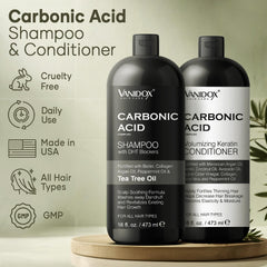 VANIDOX shampoo lather closeup highlighting rich foam for gentle cleansing.