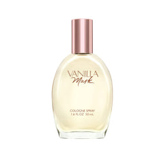 Vanilla Musk Cologne Spray bottle close-up, compact for on-the-go fragrance application.