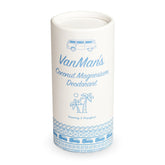 Vanman’s coconut magnesium deodorant stick applies cleanly for daily freshness.