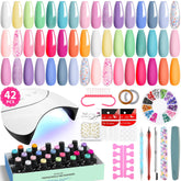 VANREESA gel nail kit gift box showcases a complete at-home spa set