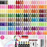 VANREESA gel nail kit UV light enabling fast at-home curing for glossy nails