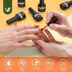 VANREESA matte top coat 7ml provides modern gel textures