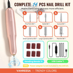 VANREESA UV-led nail lamp 48W evenly cures gel for durable salon-style results.
