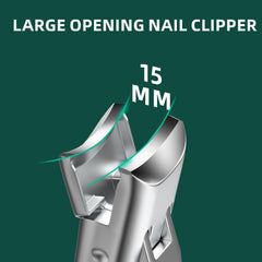VANWIN curved blades provide smooth cuts on thick nails.