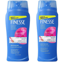 Variety Junction Finesse shampoo bottle closeup for daily moisture and texture refinement