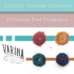 Varina Natural Soap USA Handmade image demonstrates handcrafted quality and purity.