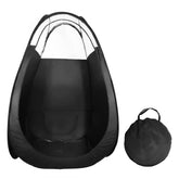VARIPOWDER Pop Up Spray Tan Tent folded for easy transport and storage.