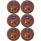 Vaseline Cocoa Glow 6-pack front view showing all tubes for everyday hydration