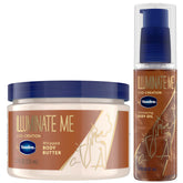 Vaseline Illuminate Me body butter jar – whipped texture delivers all-day moisture