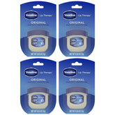 Vaseline Lip Therapy Original mini jar closeup for smooth lips