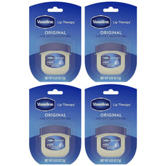Vaseline Lip Therapy Original mini jar closeup for smooth lips